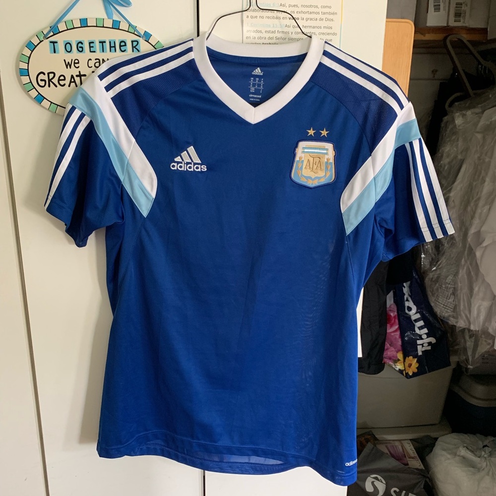 Adidas Argentina warm up jersey
